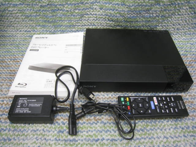 SONY ブルーレイディスクプレイヤー BDP-S1500が入荷いたしました
